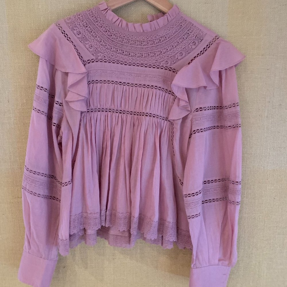 Isabel Marant Viviana Blouse-- pink
